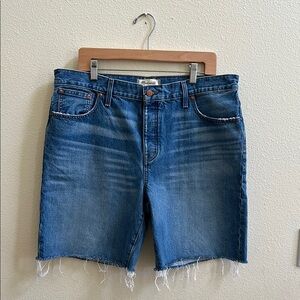 Madewell Long Denim Shorts